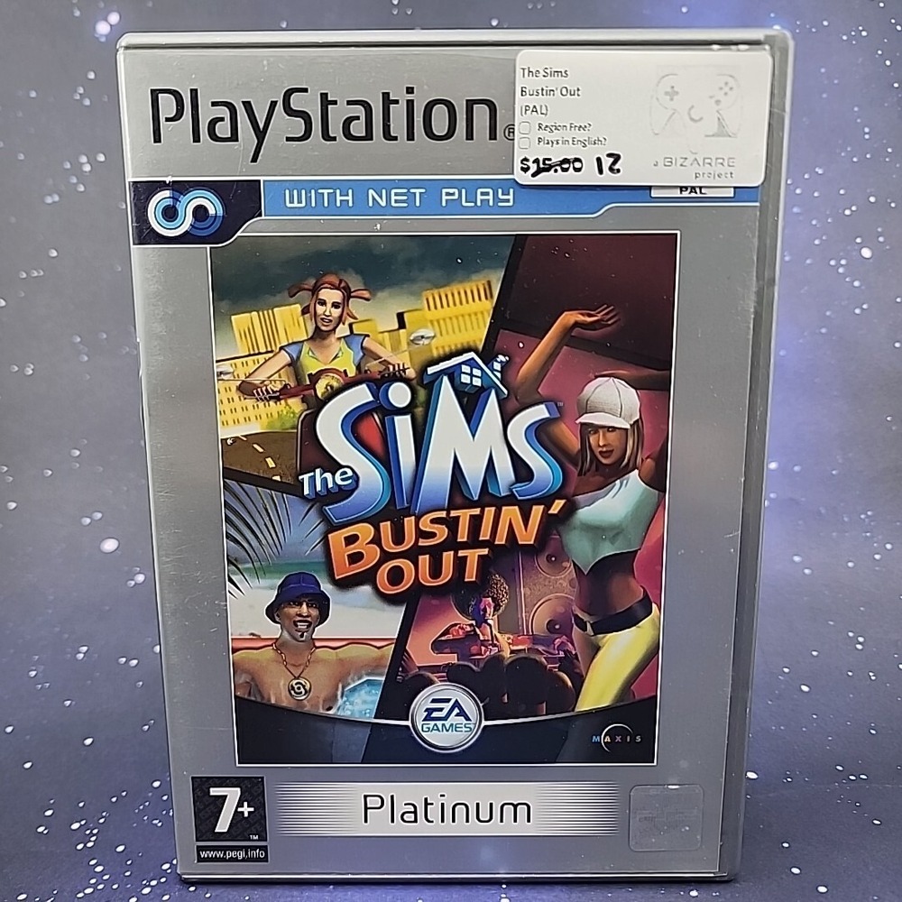The Sims: Bustin'‎ Out (Sony PlayStation 2, 2004) Platinum Edition PAL US SELLER